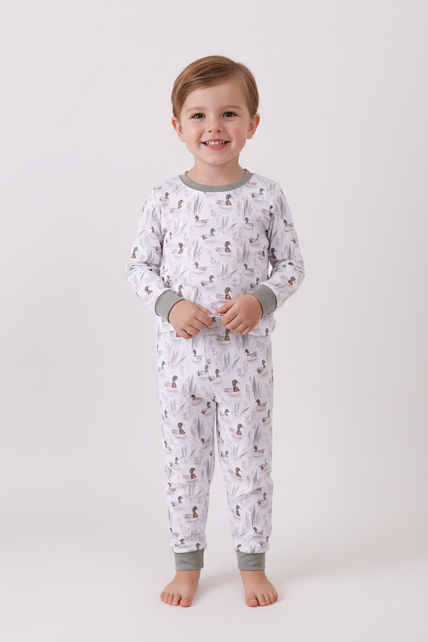 Duck Bamboo Pajama Pants Set