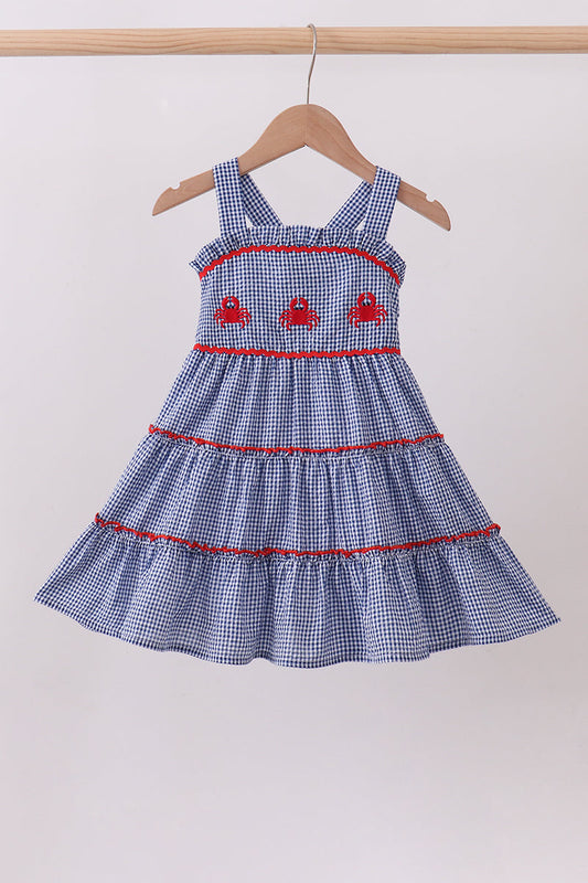Crab Seersucker Dress