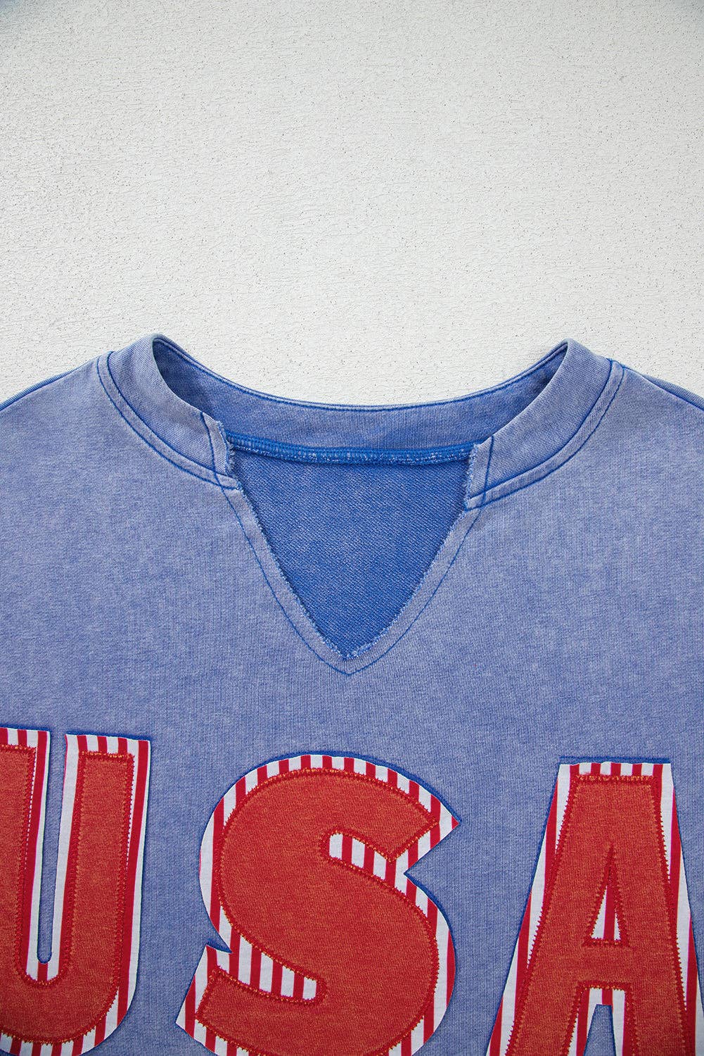 USA Patch Mineral Wash Vintage Graphic T Shirt