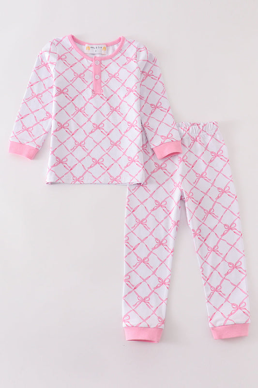 Bow Pajama Set