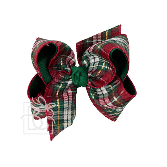 Christmas Plaid Bow