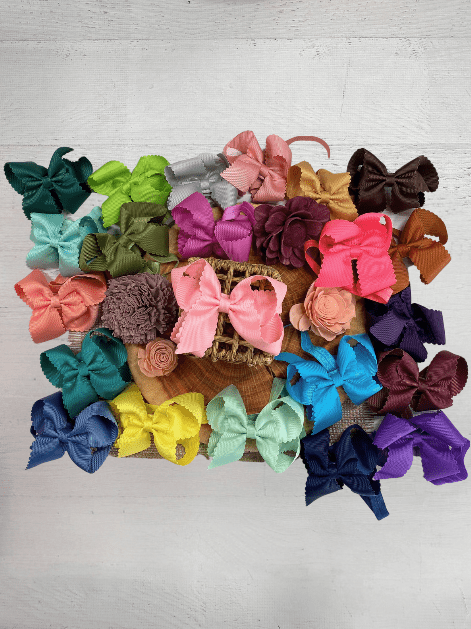 Classic Scalloped Bow - Headband - 4.5" (3 colors)