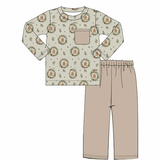 Gingerbread Pocket Pants Set