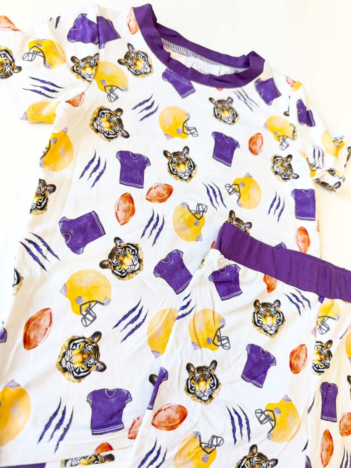 Tiger Bamboo Shorts Pajamas