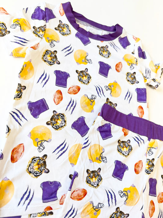 Tiger Bamboo Shorts Pajamas
