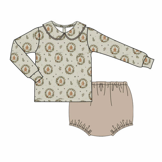 Gingerbread Diaper Cover Set
