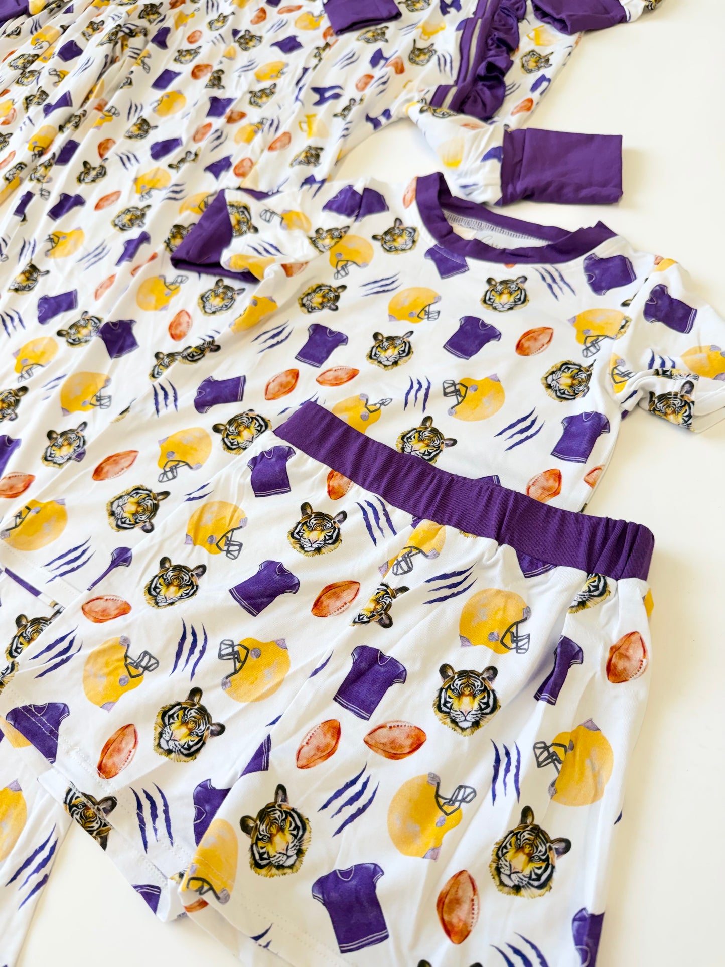 Tiger Bamboo Shorts Pajamas
