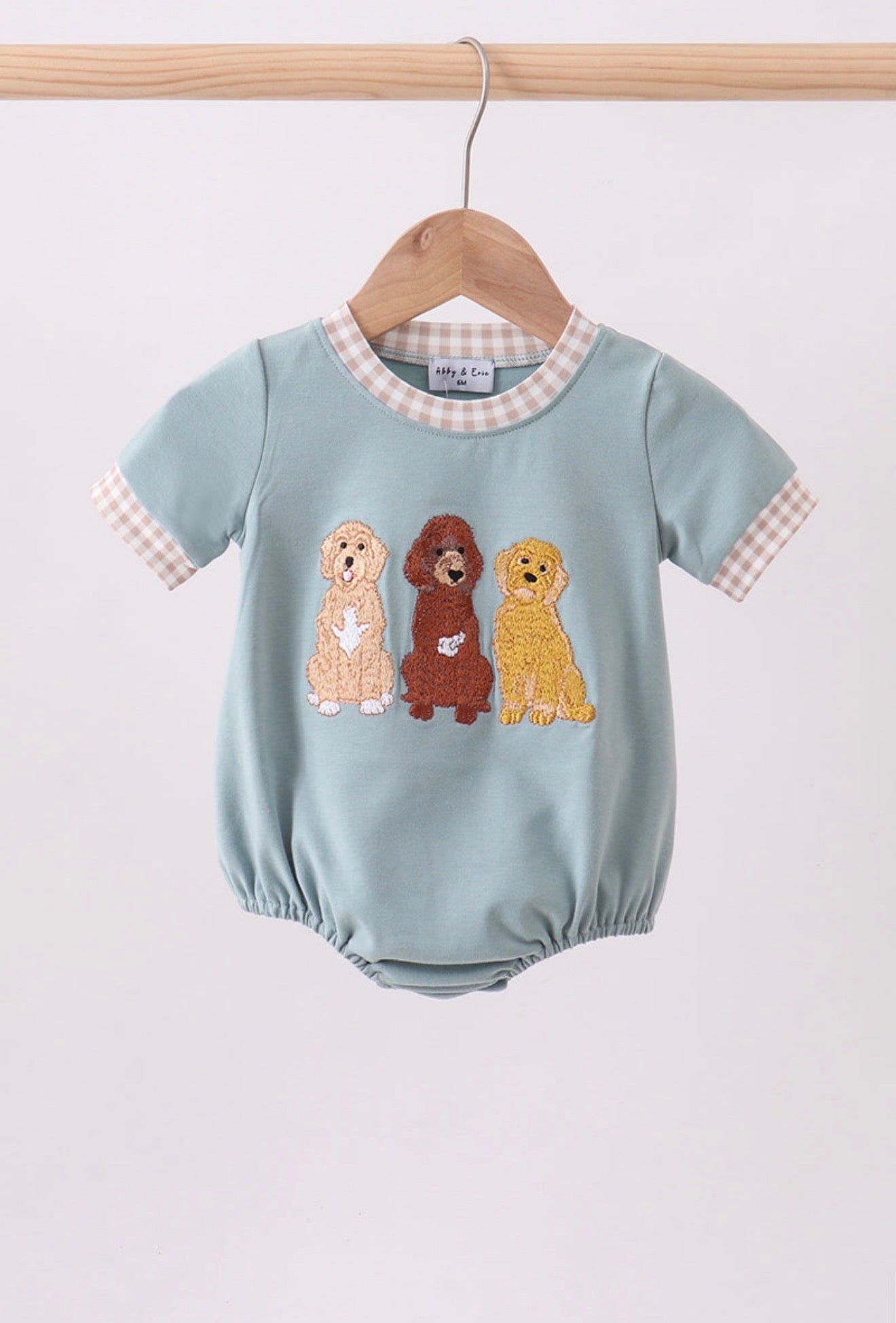 Puppy Embroidered Bubble