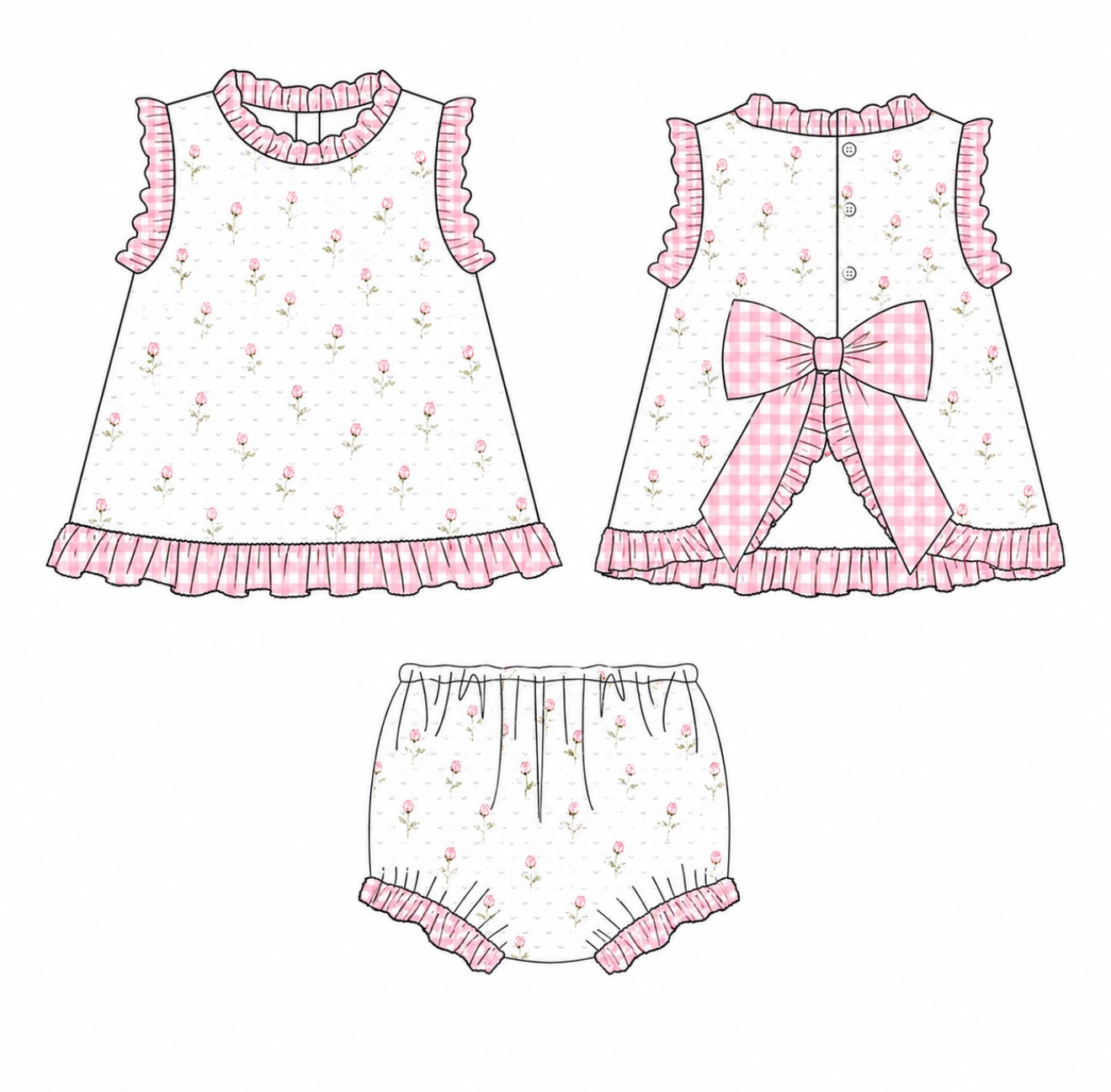 Buds & Dots Bloomer Set