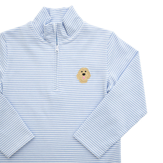 Blue Goldendoodle Pullover