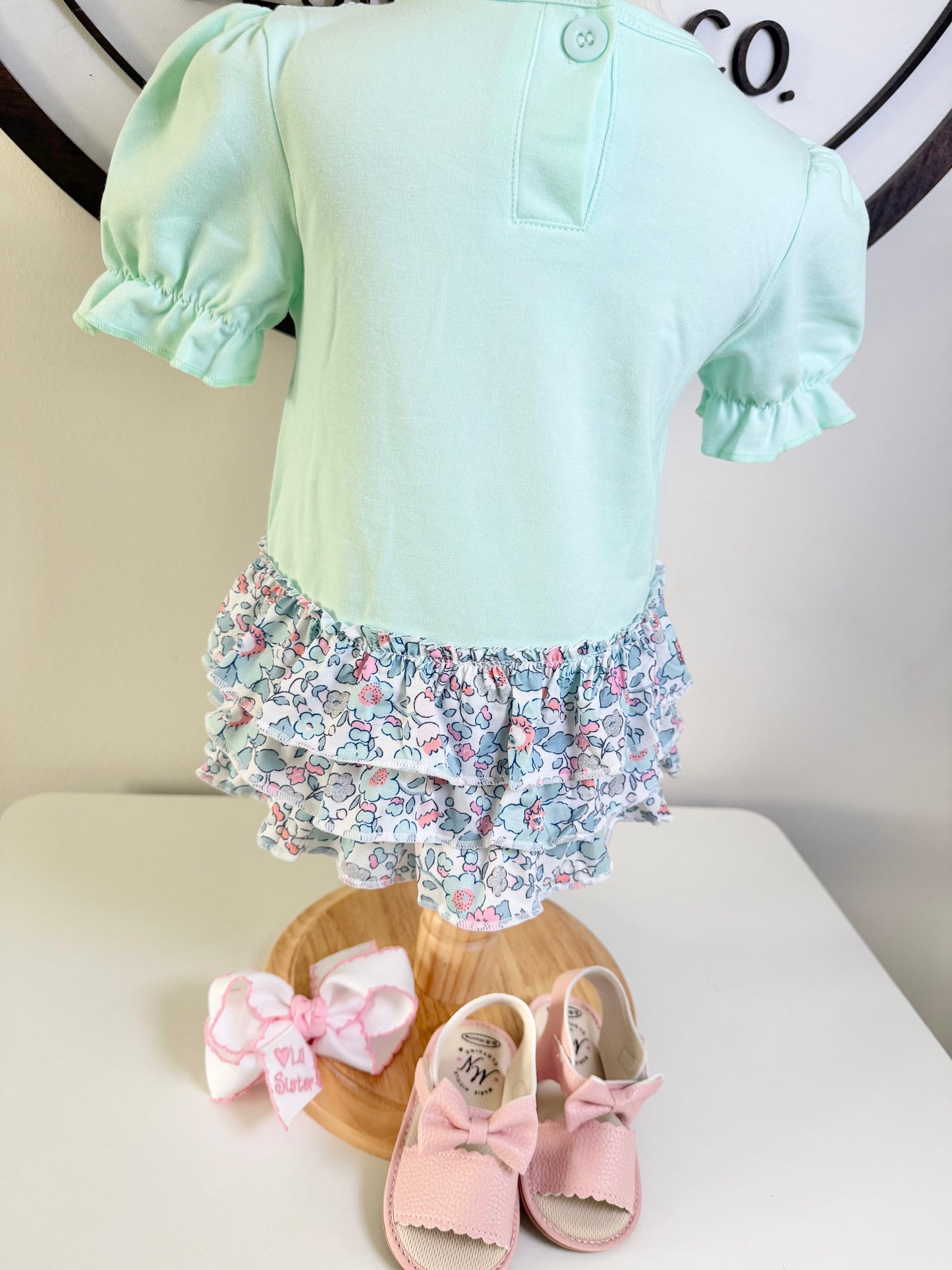 Floral Minnie Ruffle Bubble