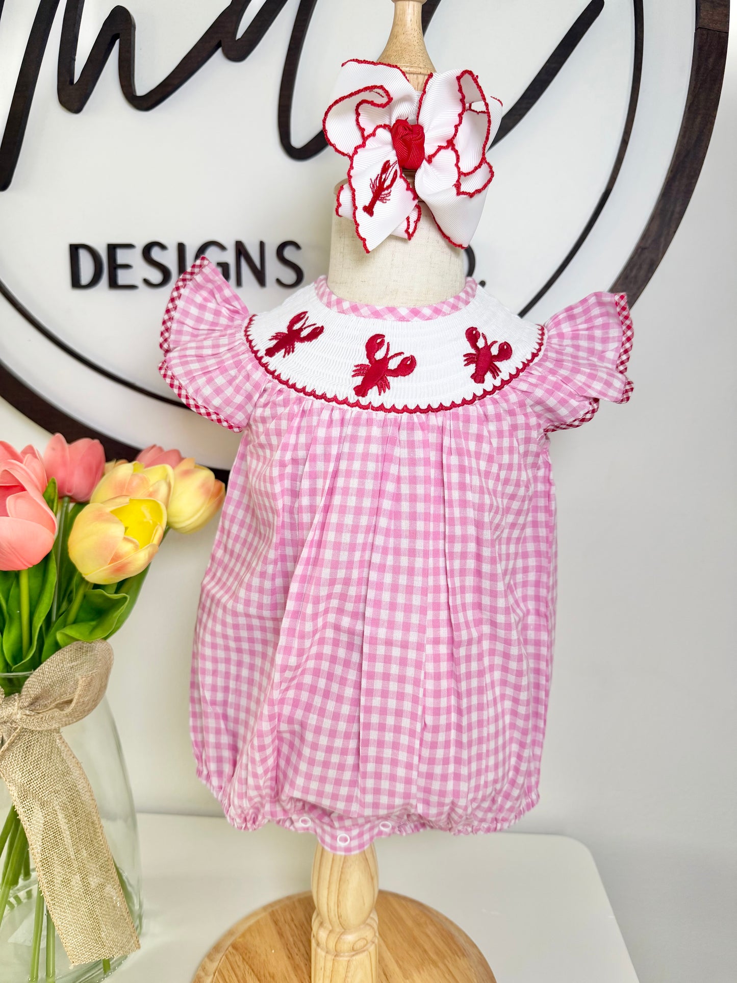 Crawfish Smocked Bubble