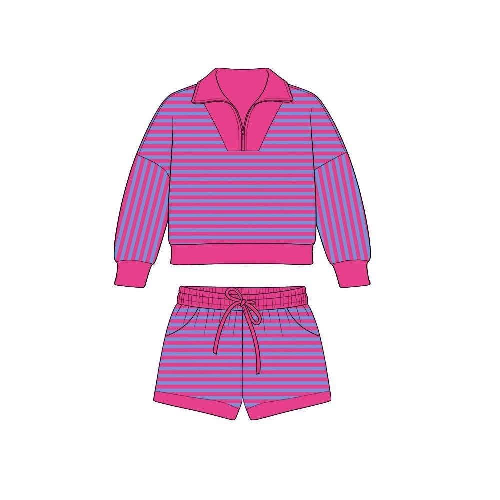 Kids Striped Lounge Sets