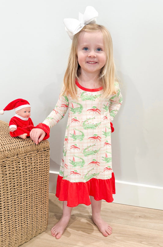 Cajun Christmas Bamboo Gown