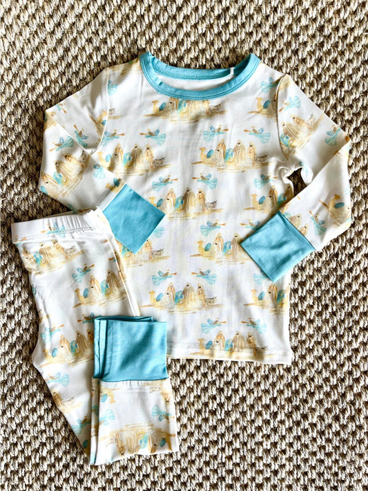 Nativity Bamboo Pajama Pants Set