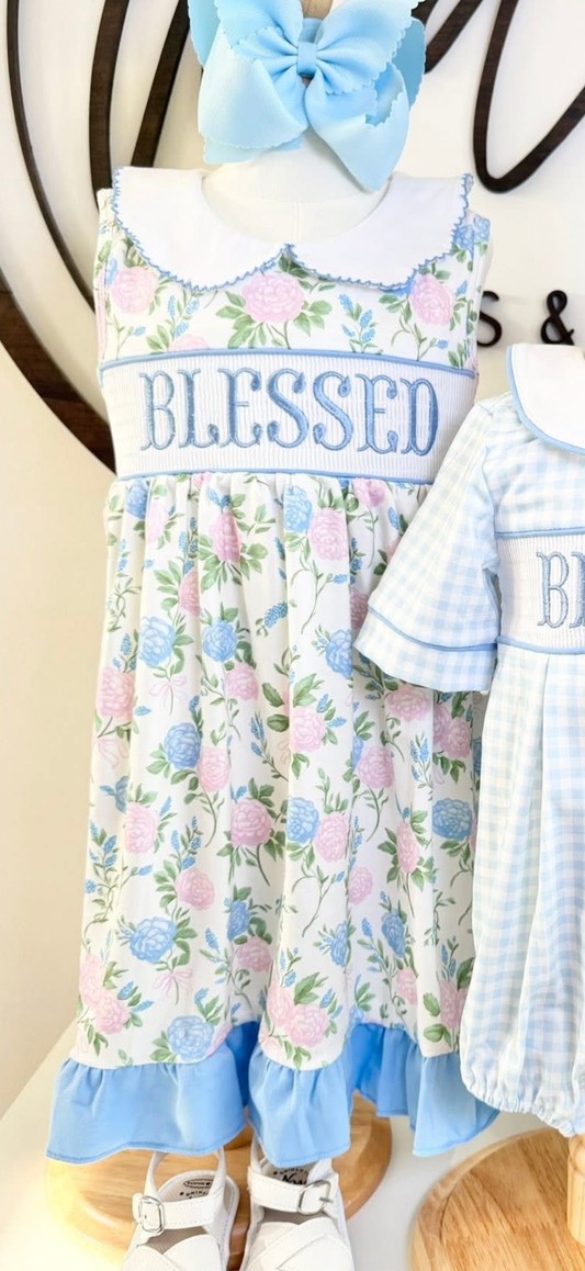 Blessed Smocked Dress