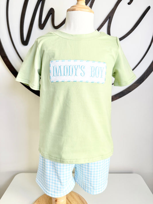 Daddy's Boy Shorts Set