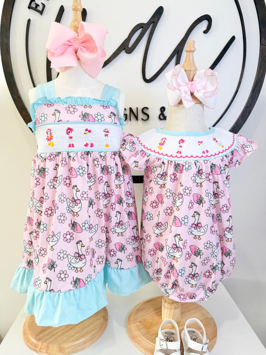 Goose Smocked Bubble