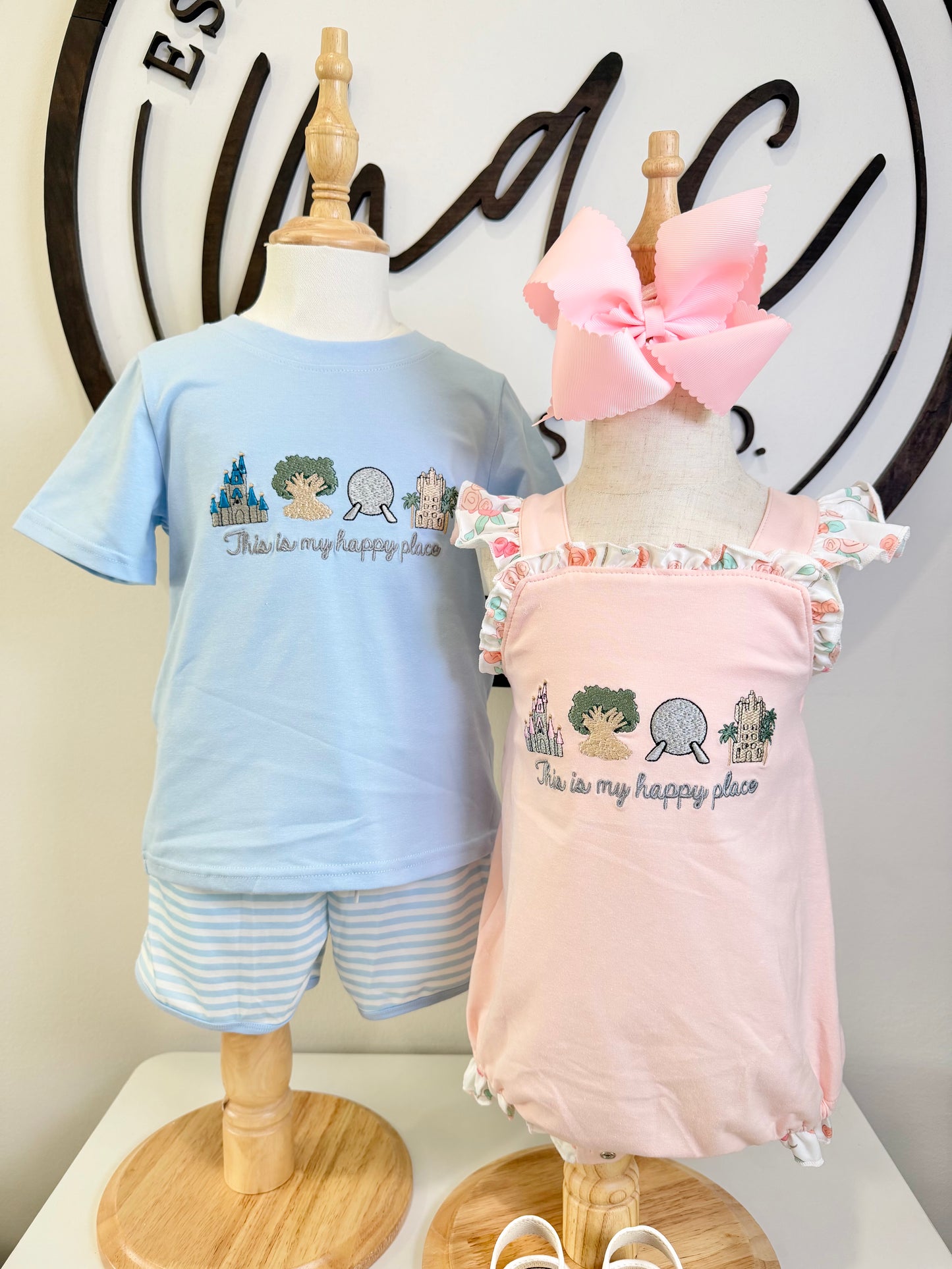 Happy Place Shorts Set