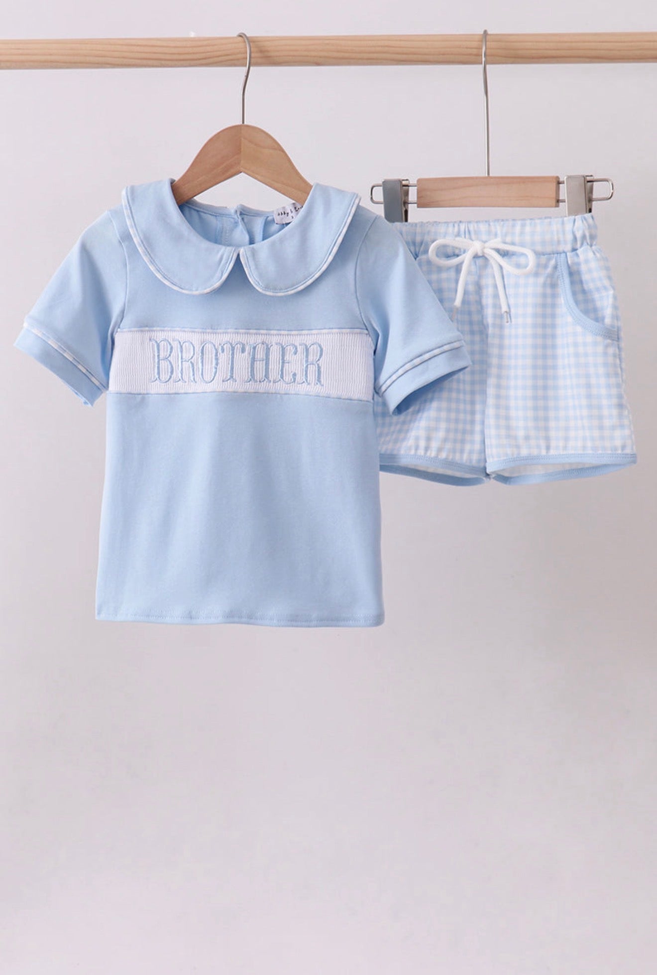 Brother Peter Pan Collar Shorts Set
