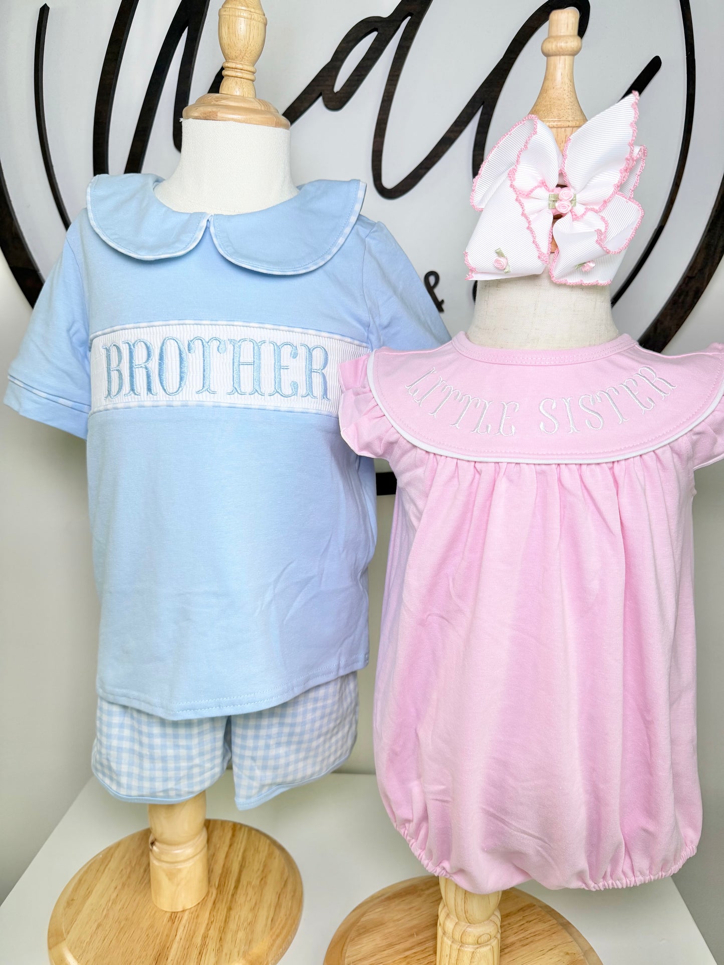 Brother Peter Pan Collar Shorts Set