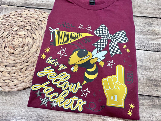 Yellow Jacket Spirit Graphic Tee