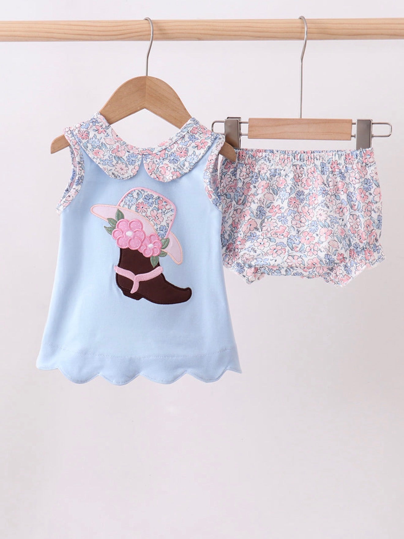 Cowgirl Swingback Bloomer Set