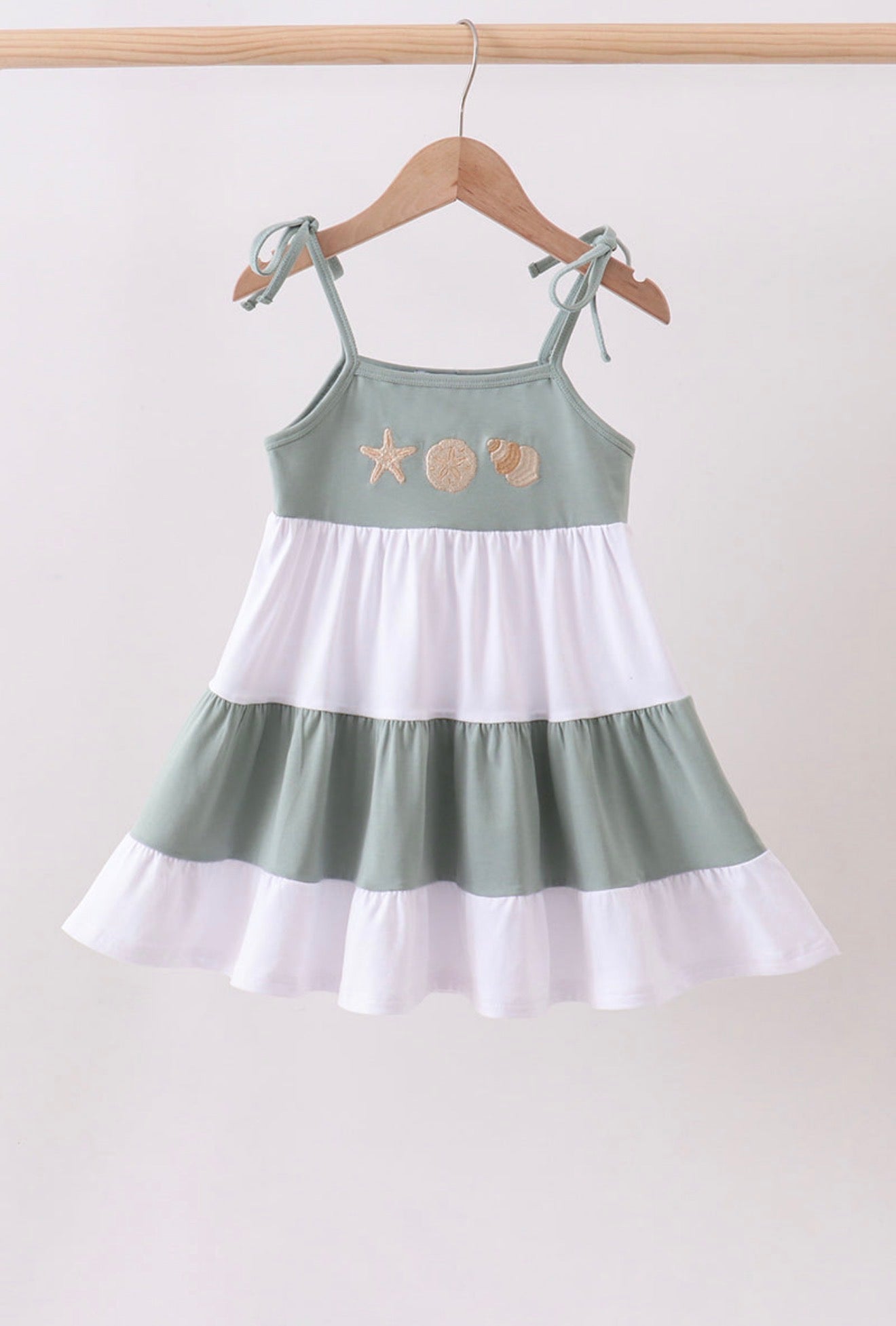 Sage Sea Shell Dress