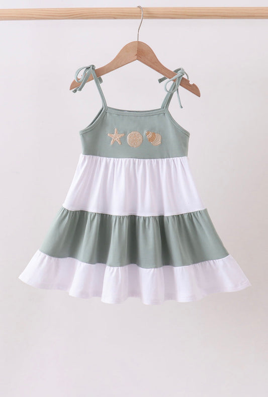 Sage Sea Shell Dress
