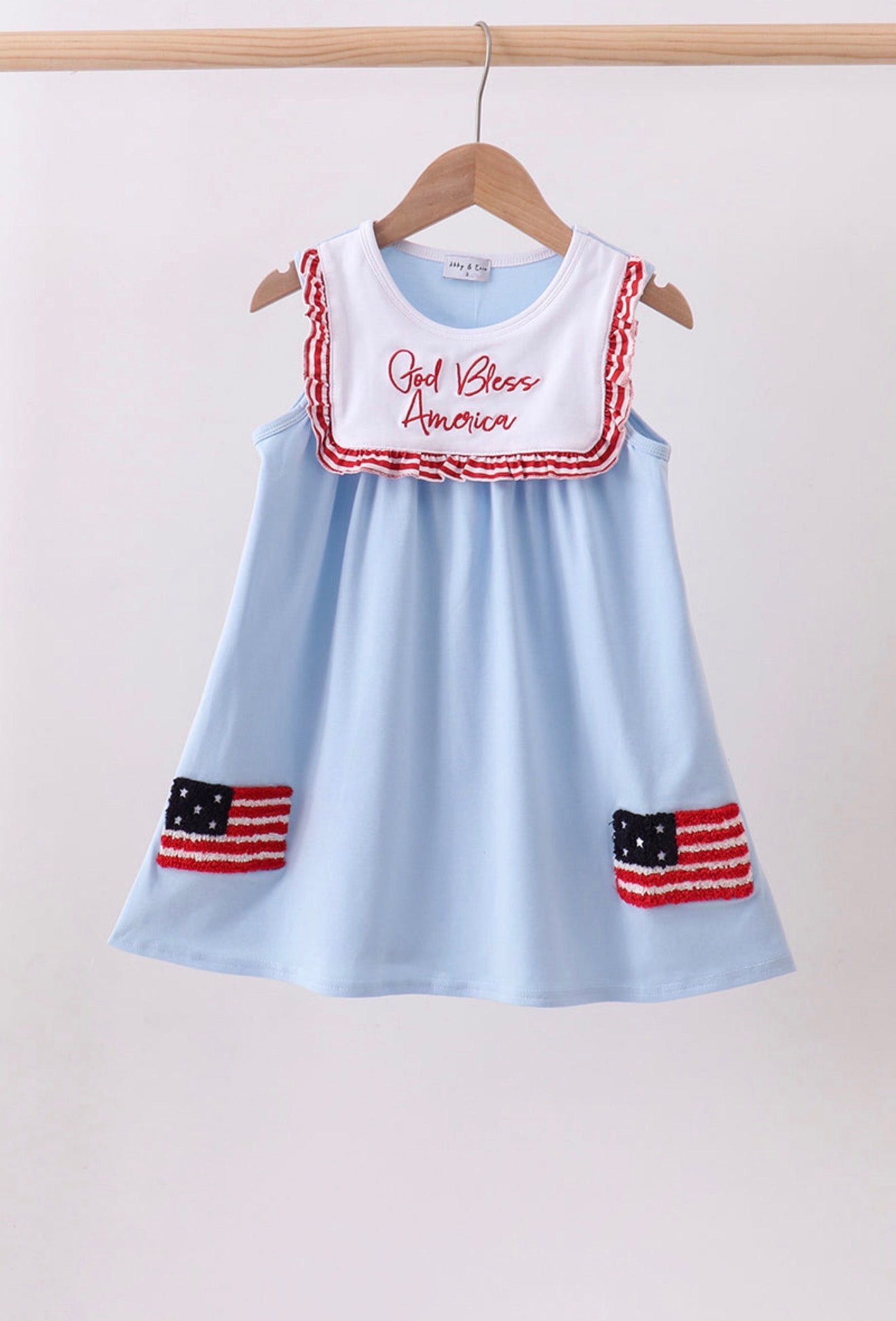 God Bless America French Knot Dress