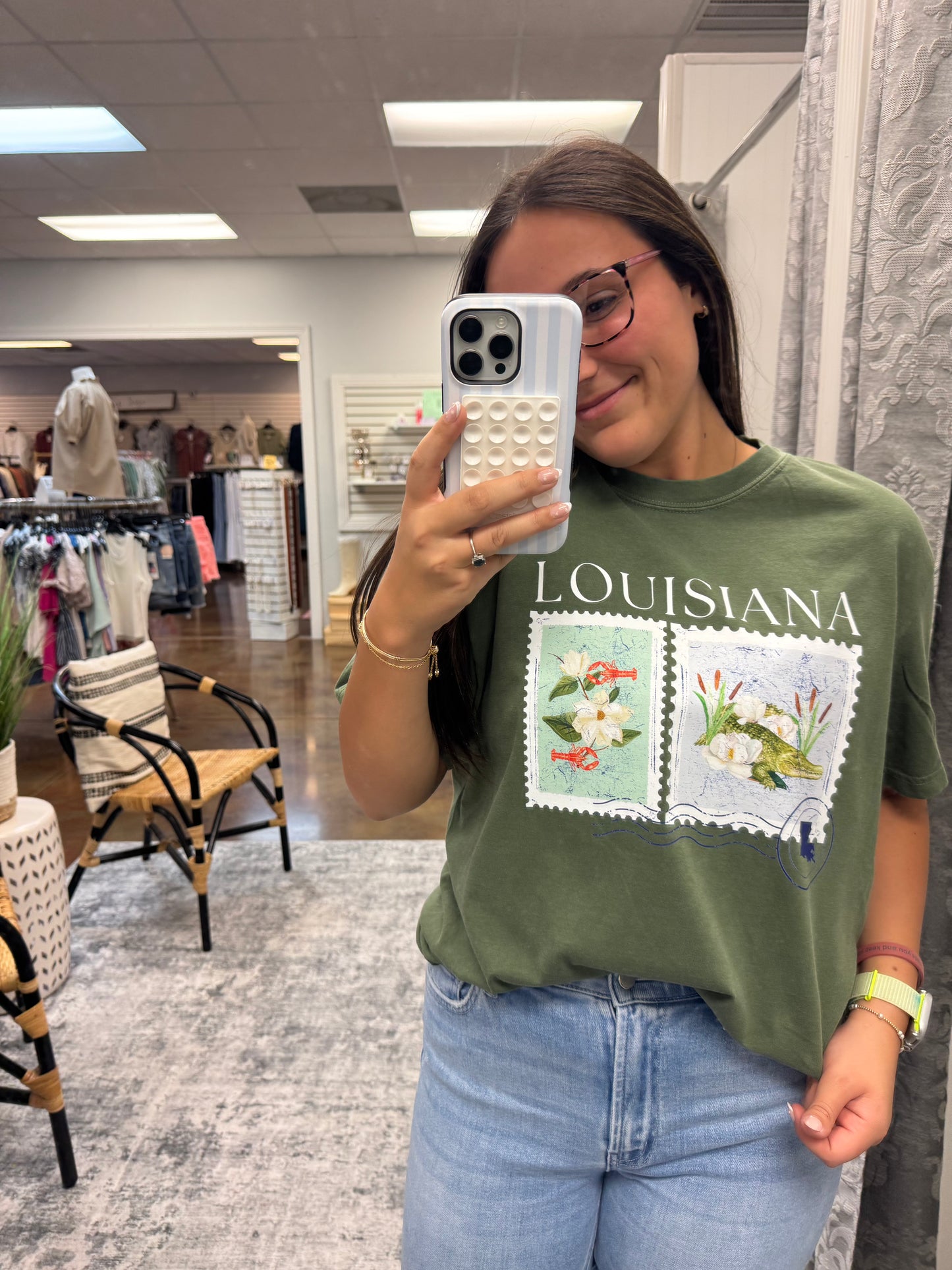 Louisiana Stamp T-Shirt