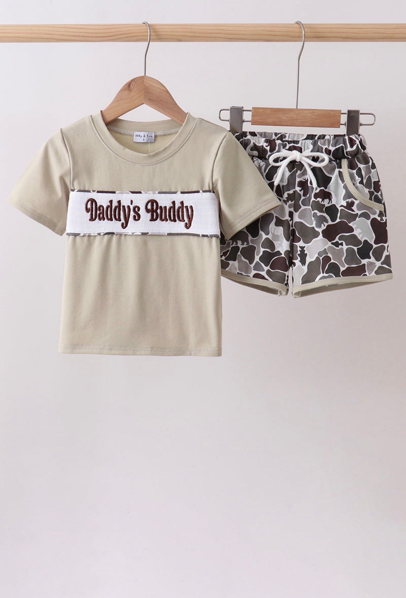 Daddy's Buddy Shorts Set