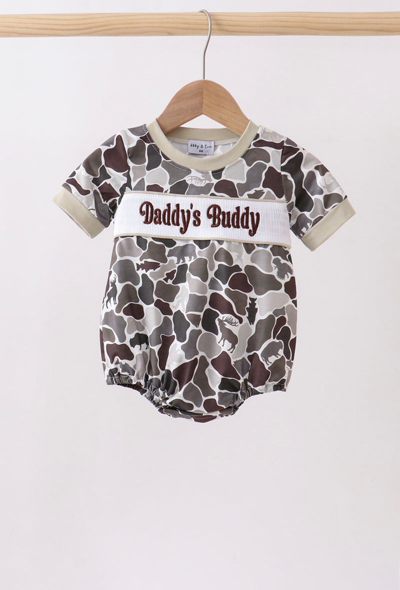 Daddy's Buddy Camo Bubble