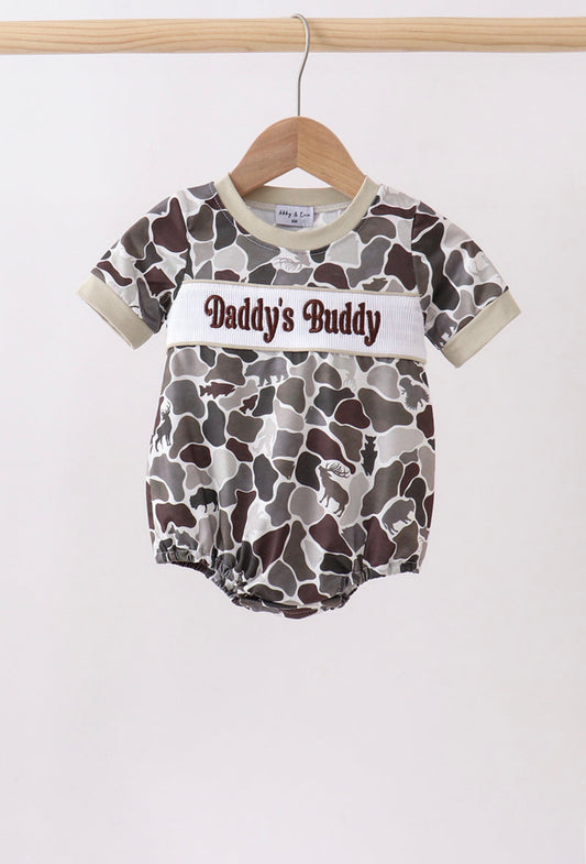 Daddy's Buddy Camo Bubble