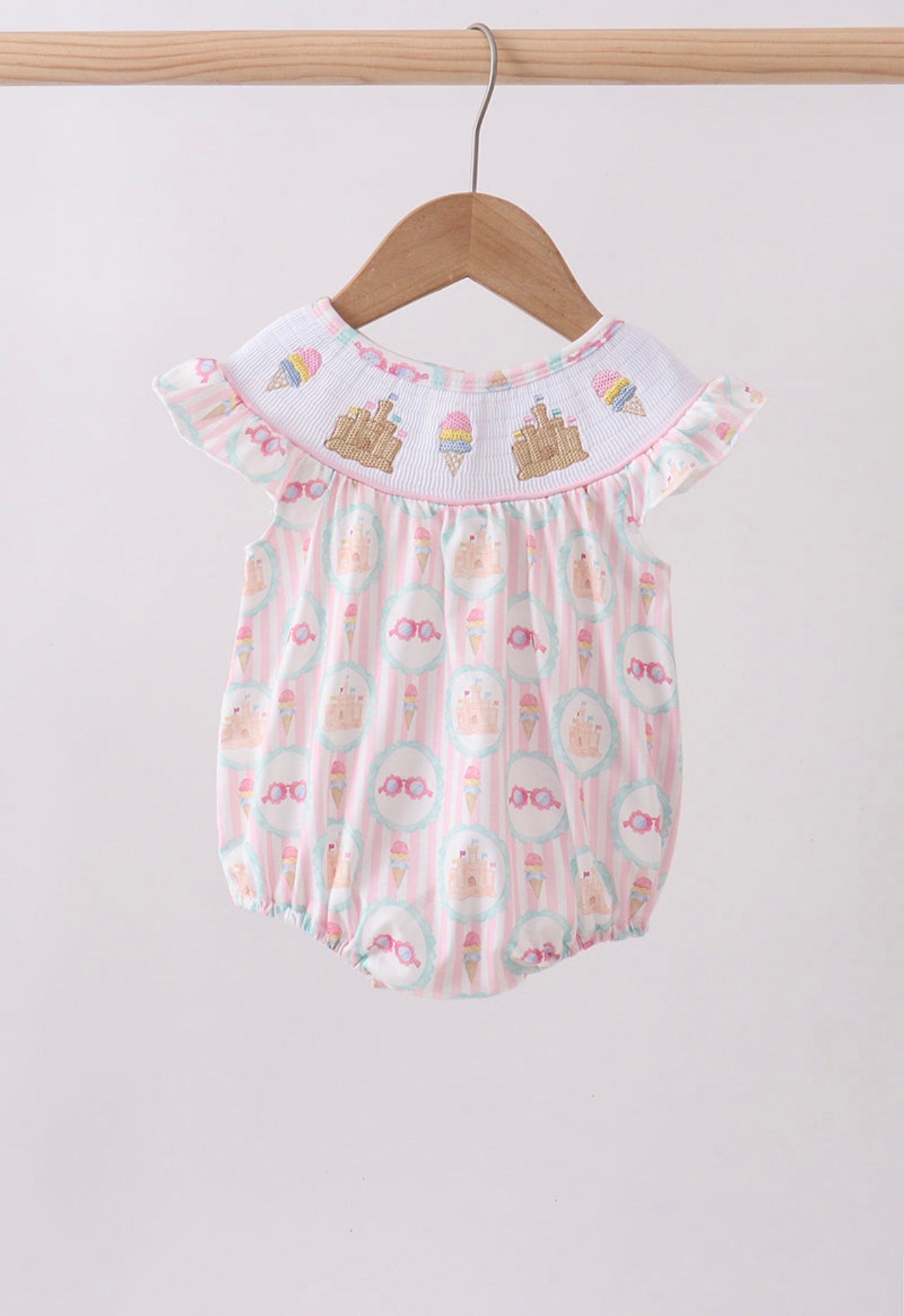 Sweet Summertime Smocked Bubble