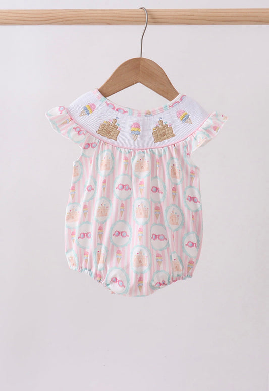 Sweet Summertime Smocked Bubble