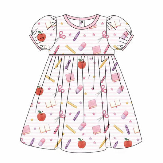 Back to School Supplies Dress