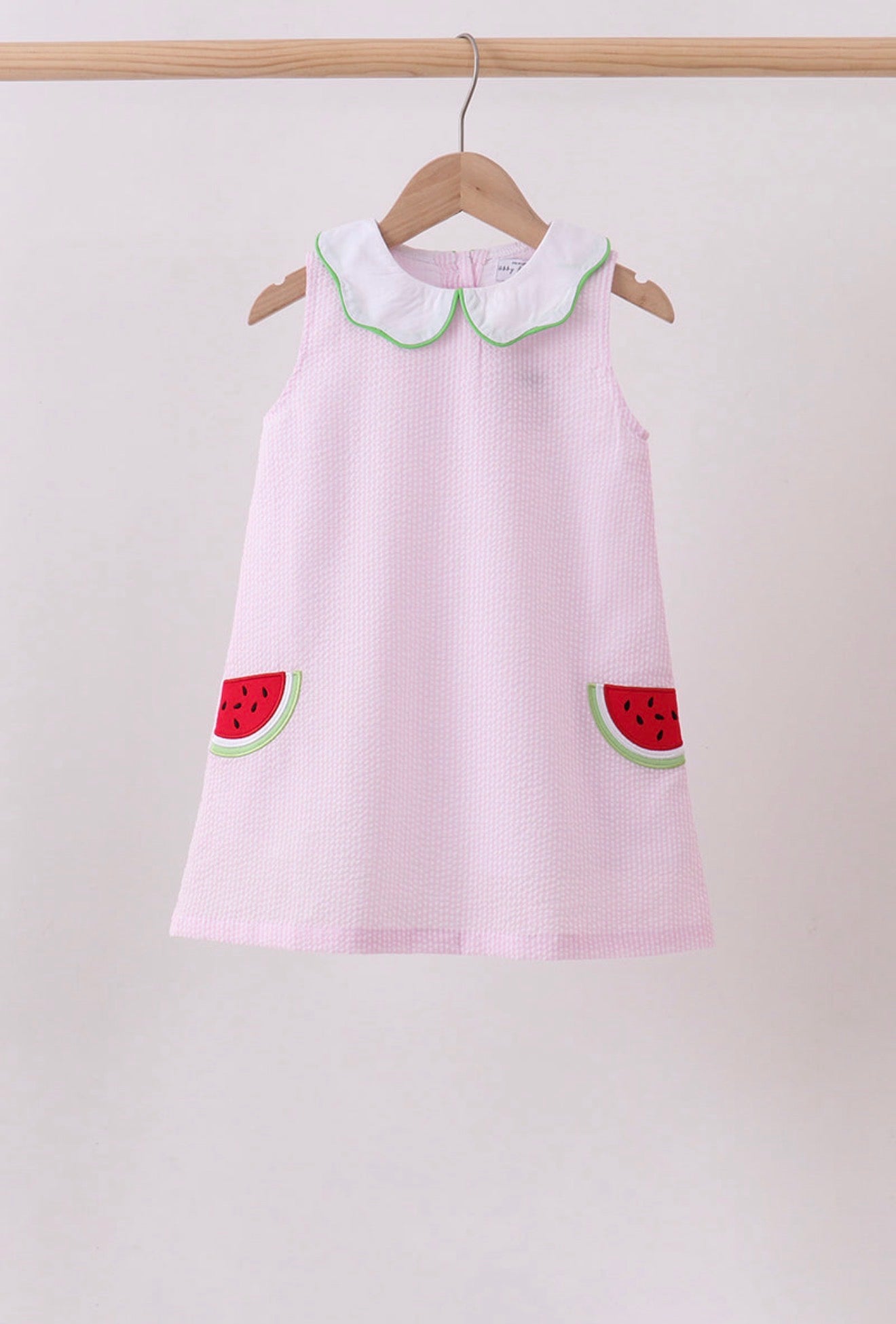 Seersucker Watermelon Dress