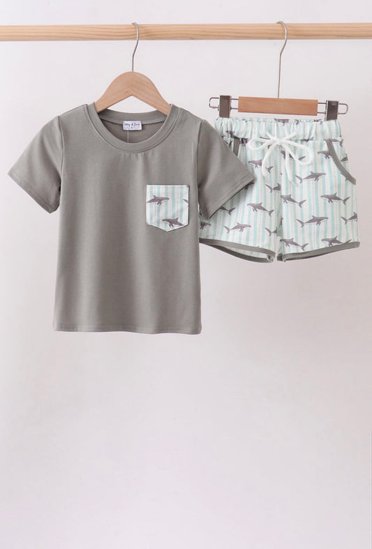 Shark Shorts Set
