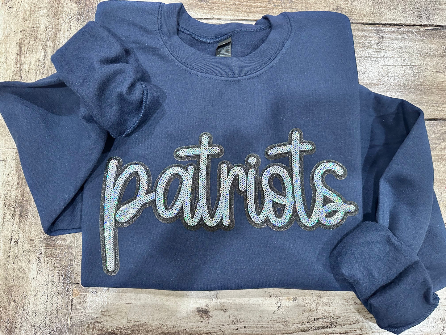 Sequin Patriots Sweatshirt