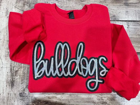 Sequin Bulldogs Sweatshirt