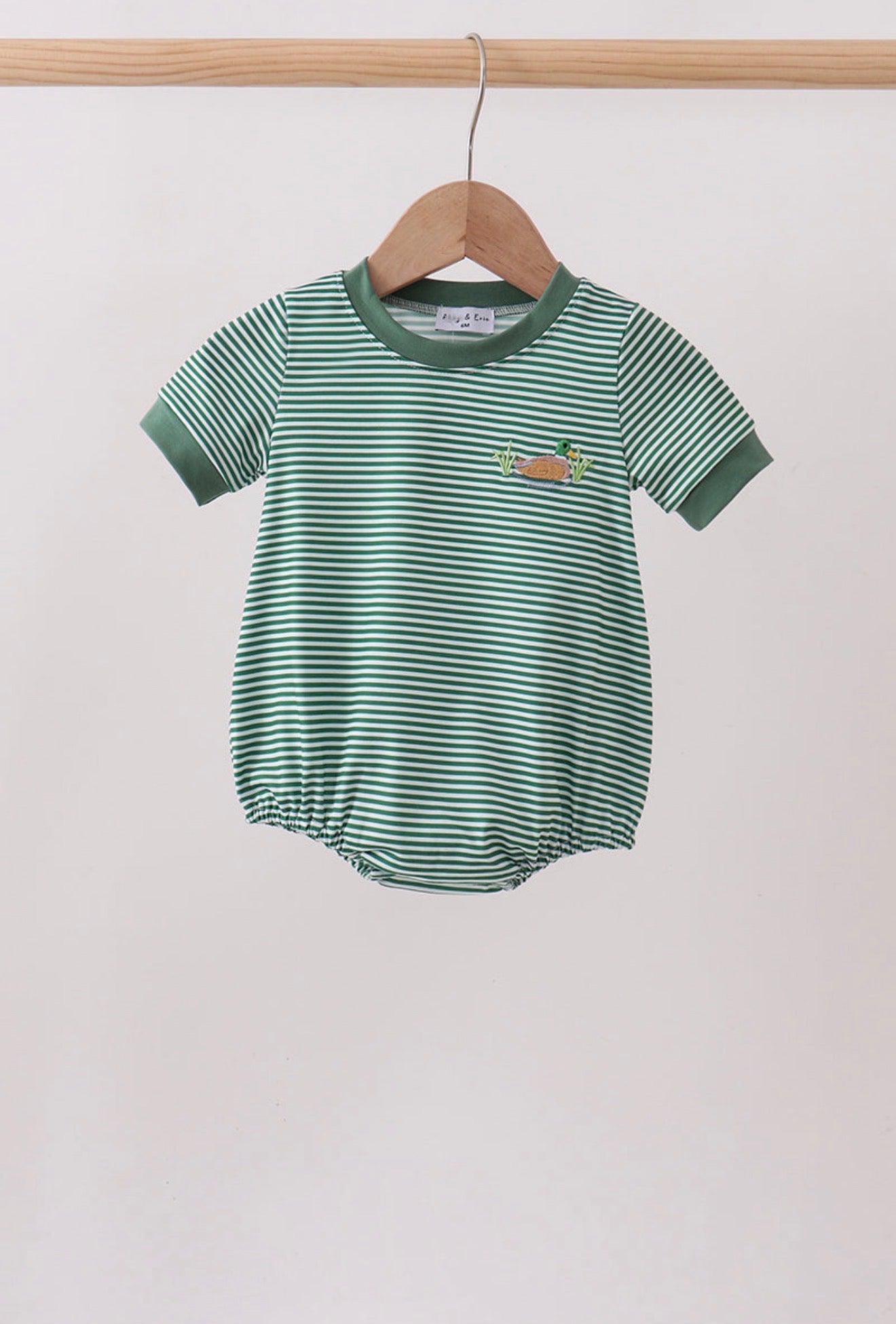 Green Duck Stripe Bubble