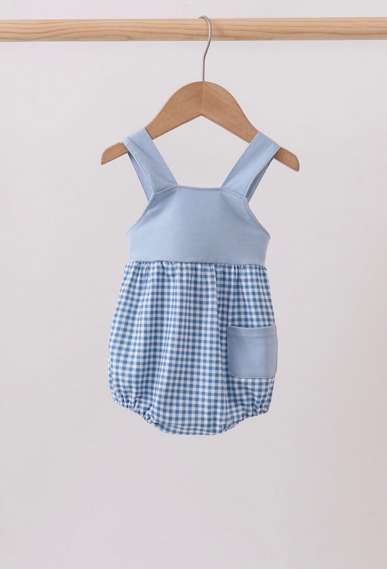 Blue Gingham Bubble