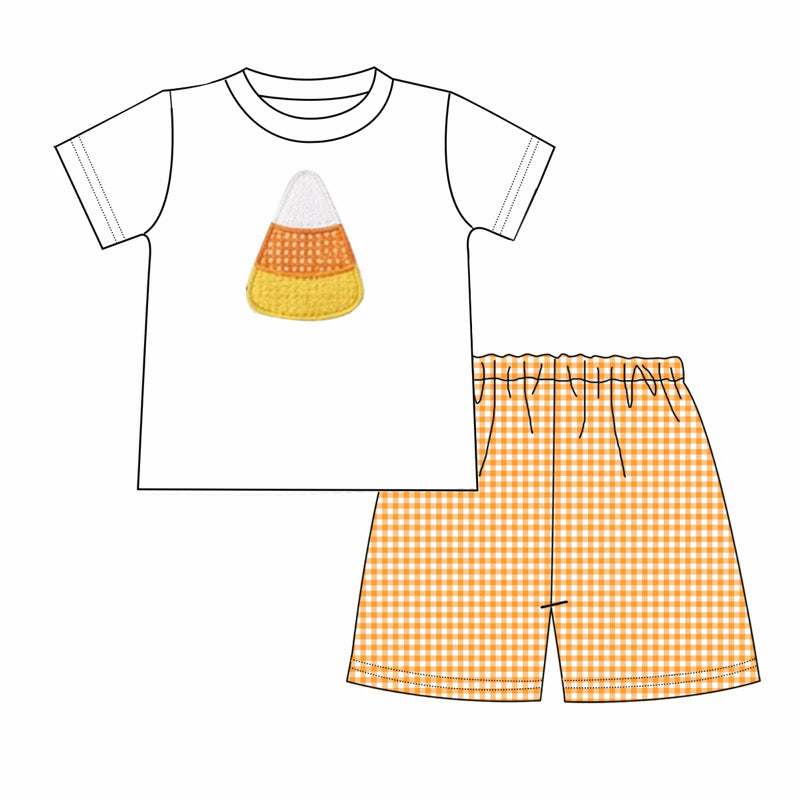 Candy Corn Shorts Set