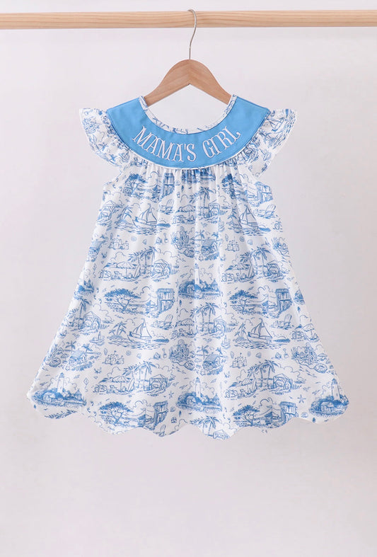 Blue Mama's Girl Dress