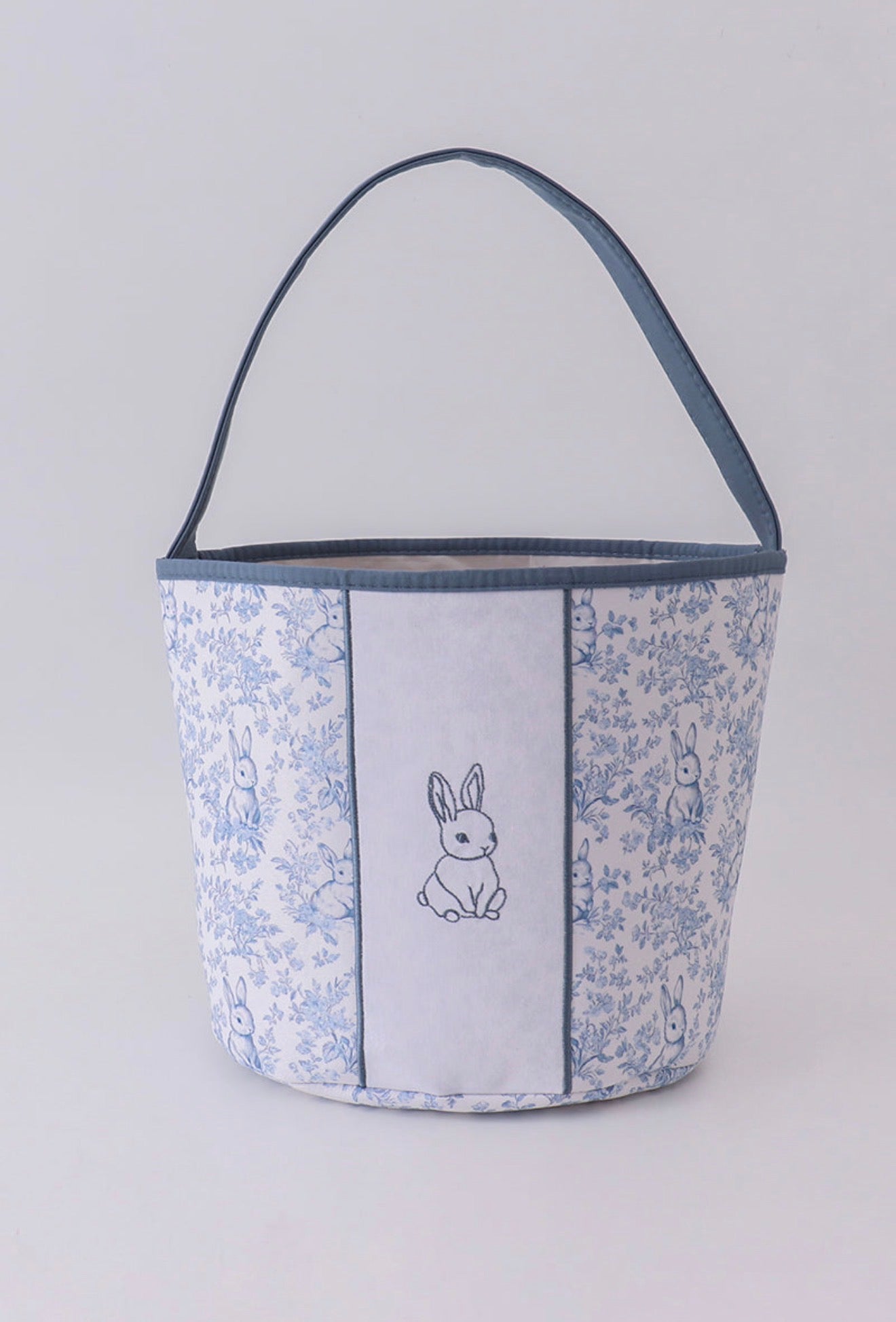 Blue Toile Easter Baskets