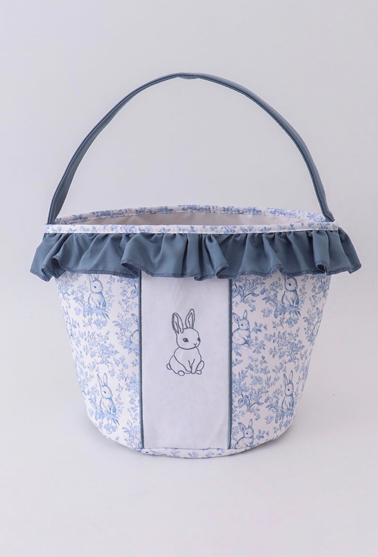 Blue Toile Easter Baskets