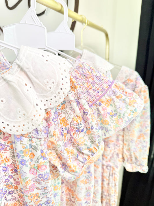 Purple Floral & Lace Mommy & Me Collection