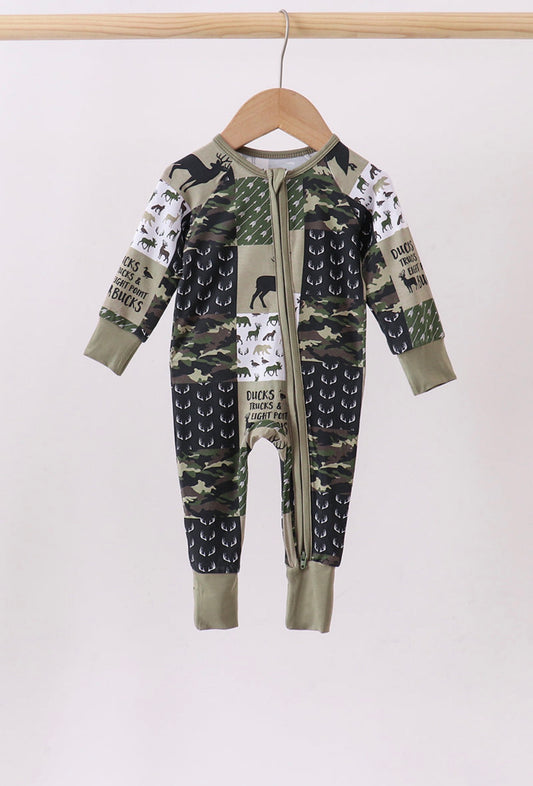 Camo Deer Bamboo Zippy