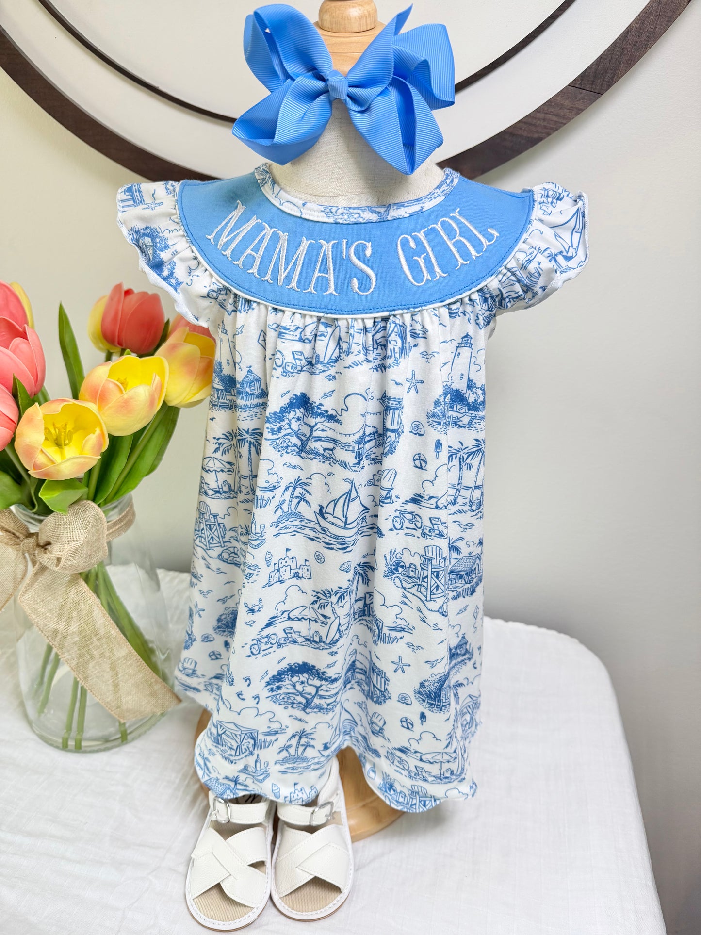 Blue Mama's Girl Dress